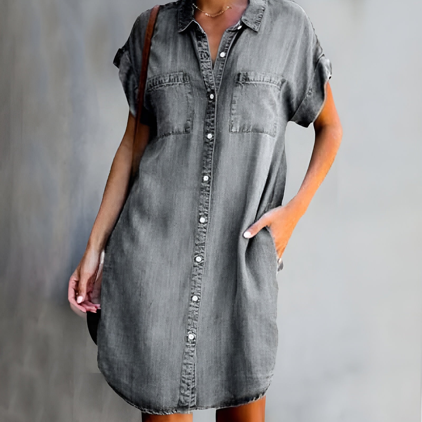 Diane™ | Robe chemise décontractée à boutons [1 ACHETÉ, 1 OFFERT]