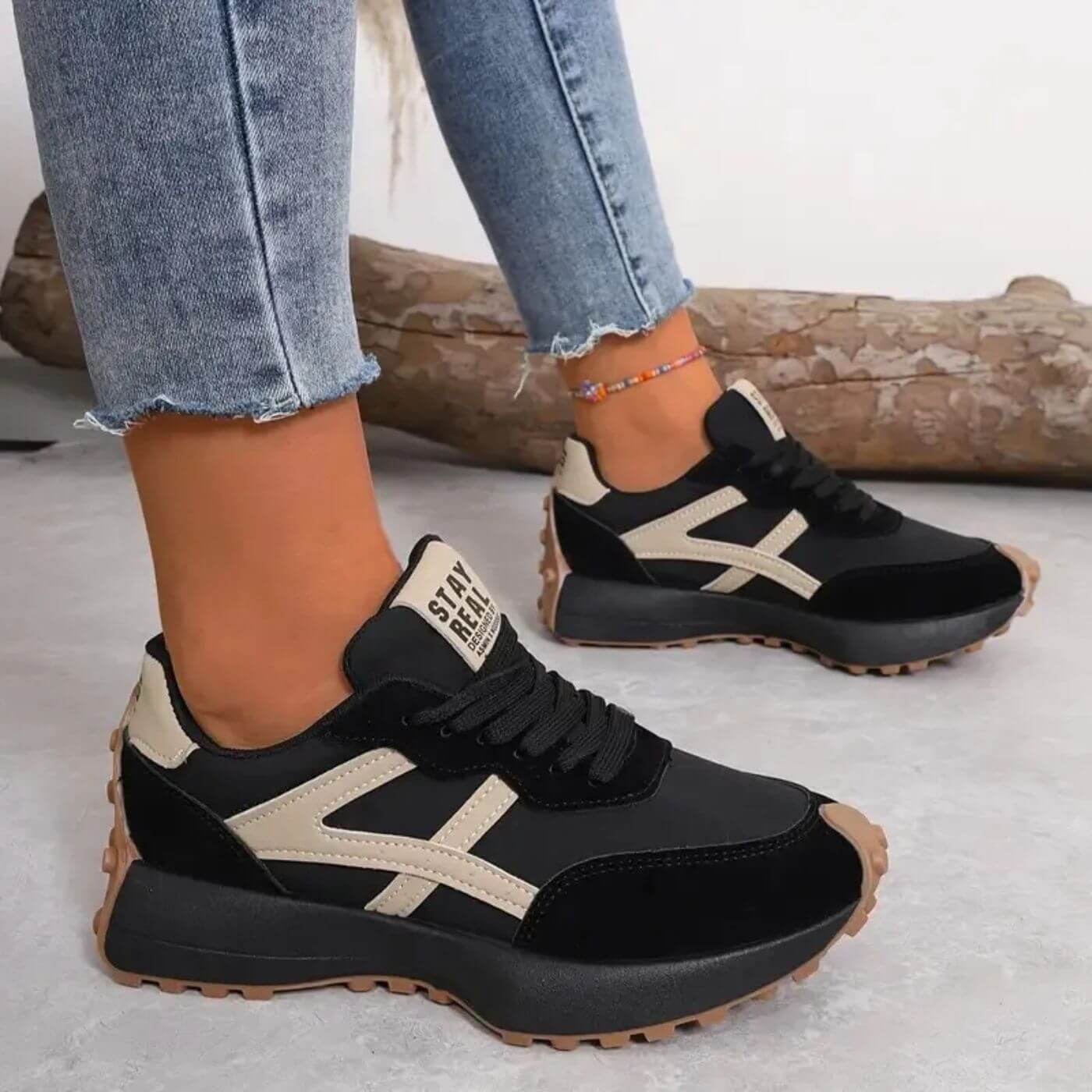 Lucie™ - Sneakers Orthopédiques Performantes