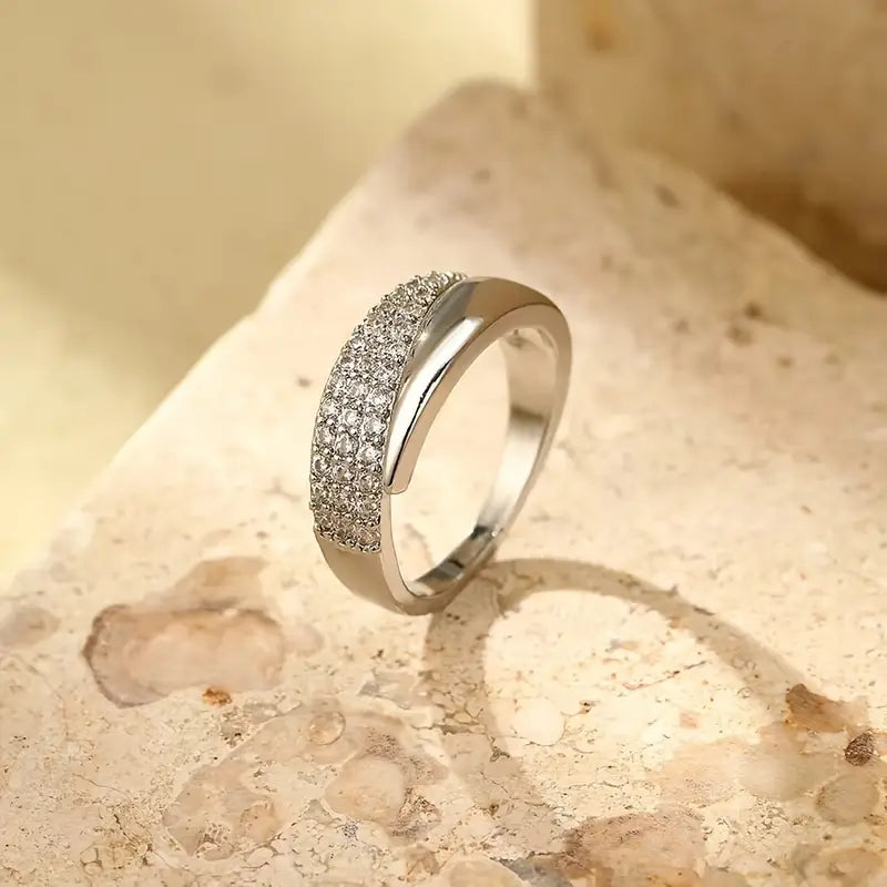 Bague Élégance Haven | Soutien au cancer du sein [1 ACHETÉ, 1 OFFERT]