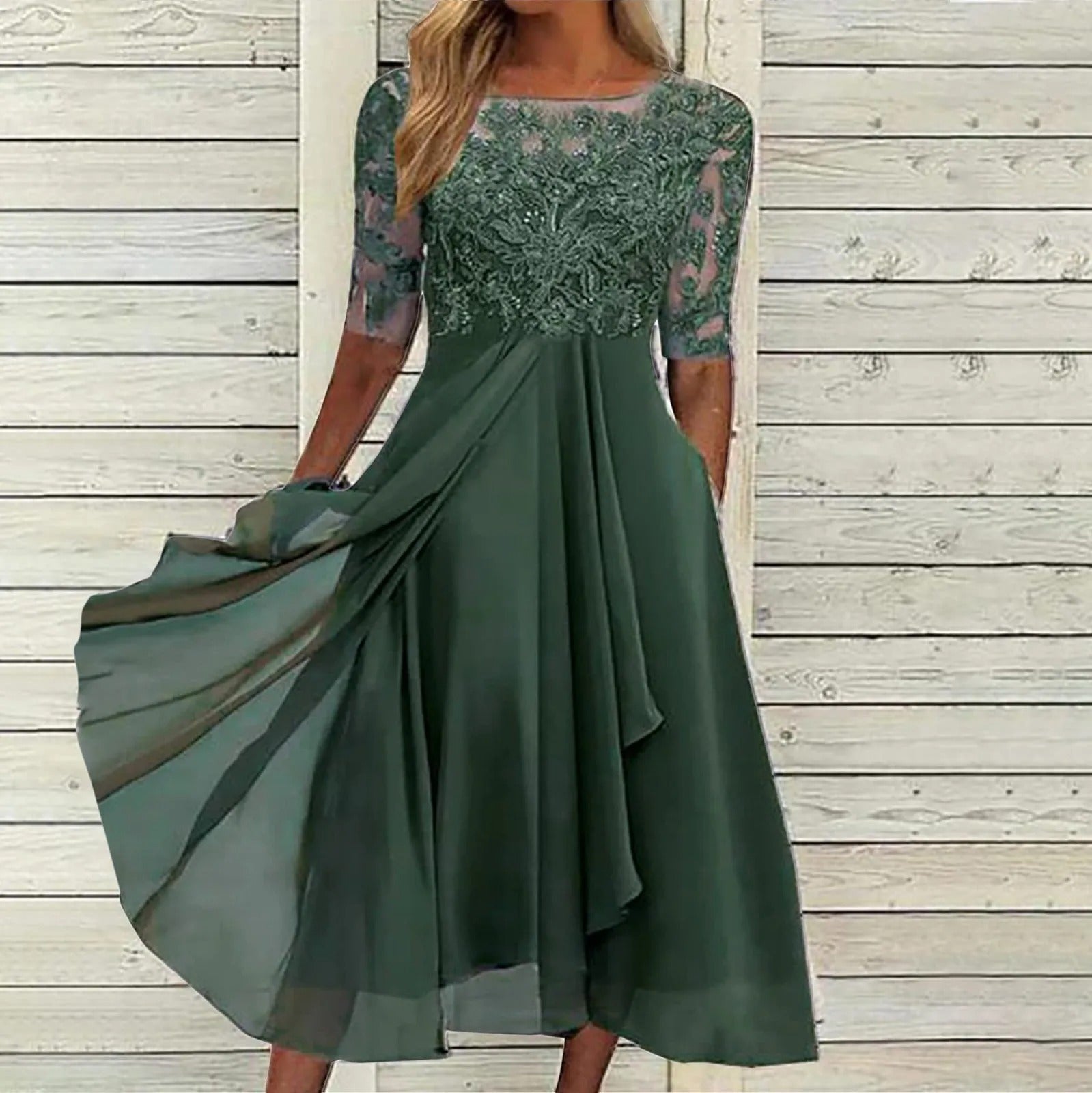 VIOLETTE™ – Robe en dentelle raffinée