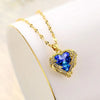 Collier Coeur en Cristal