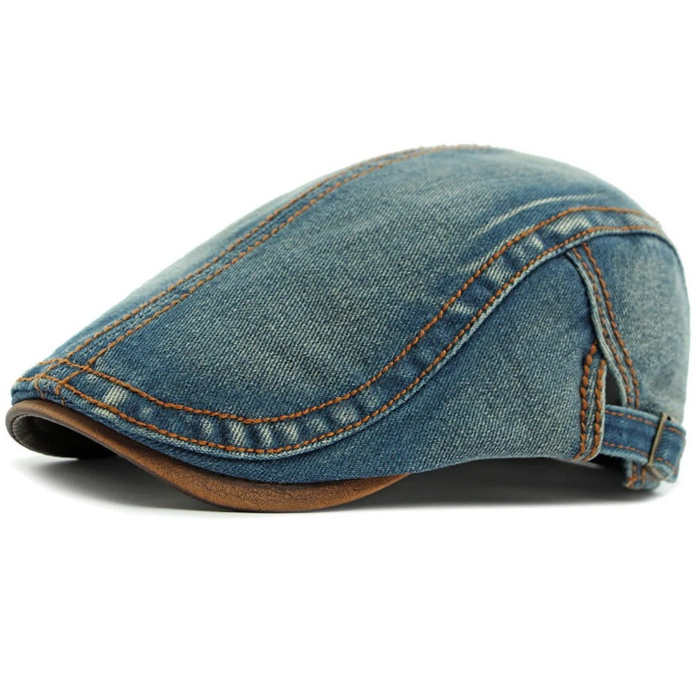 Jean Béretta™ | Casquette plate en denim [1 ACHETÉ, 1 OFFERT]