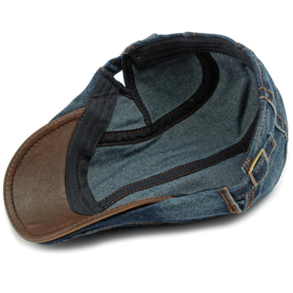 Jean Béretta™ | Casquette plate en denim [1 ACHETÉ, 1 OFFERT]