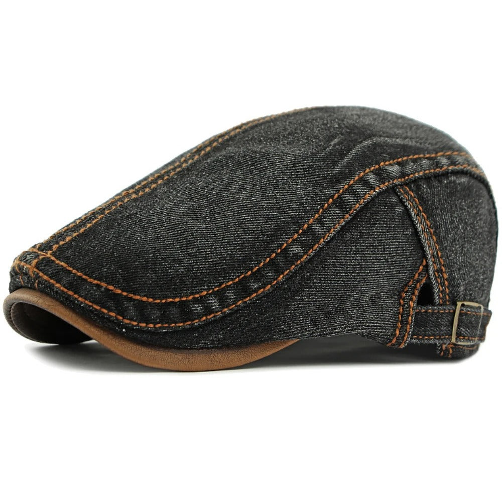 Jean Béretta™ | Casquette plate en denim [1 ACHETÉ, 1 OFFERT]